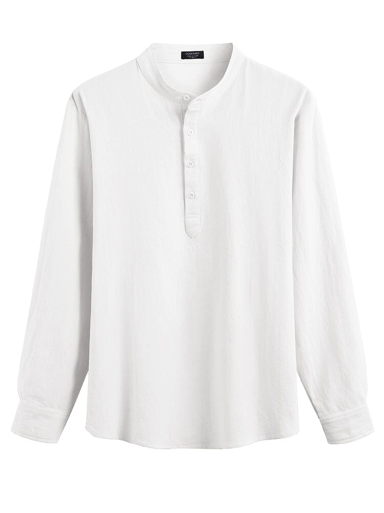 Casual 2-Piece Henley Shirt Set (US Only)