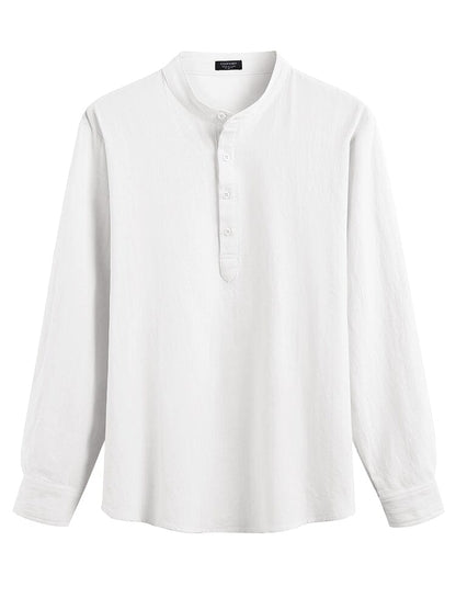 Casual 2-Piece Henley Shirt Set (US Only)