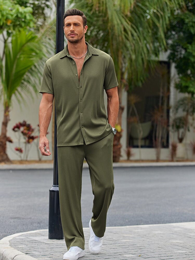 Casual Shirt Sets with Loose Fit