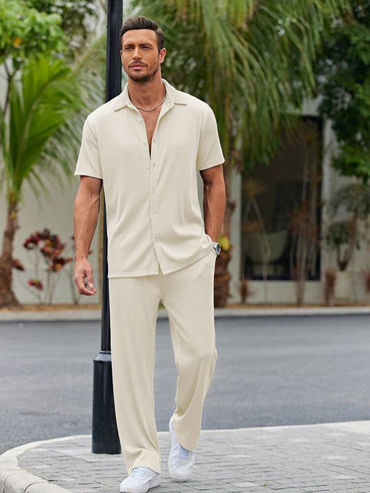 Casual Shirt Sets with Loose Fit