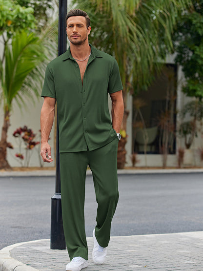 Casual Shirt Sets with Loose Fit