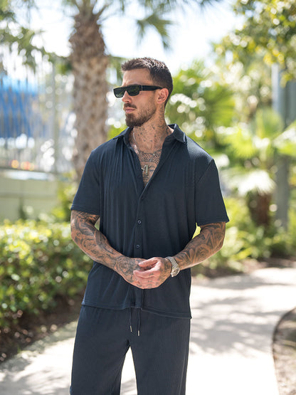 Casual Shirt Sets with Loose Fit