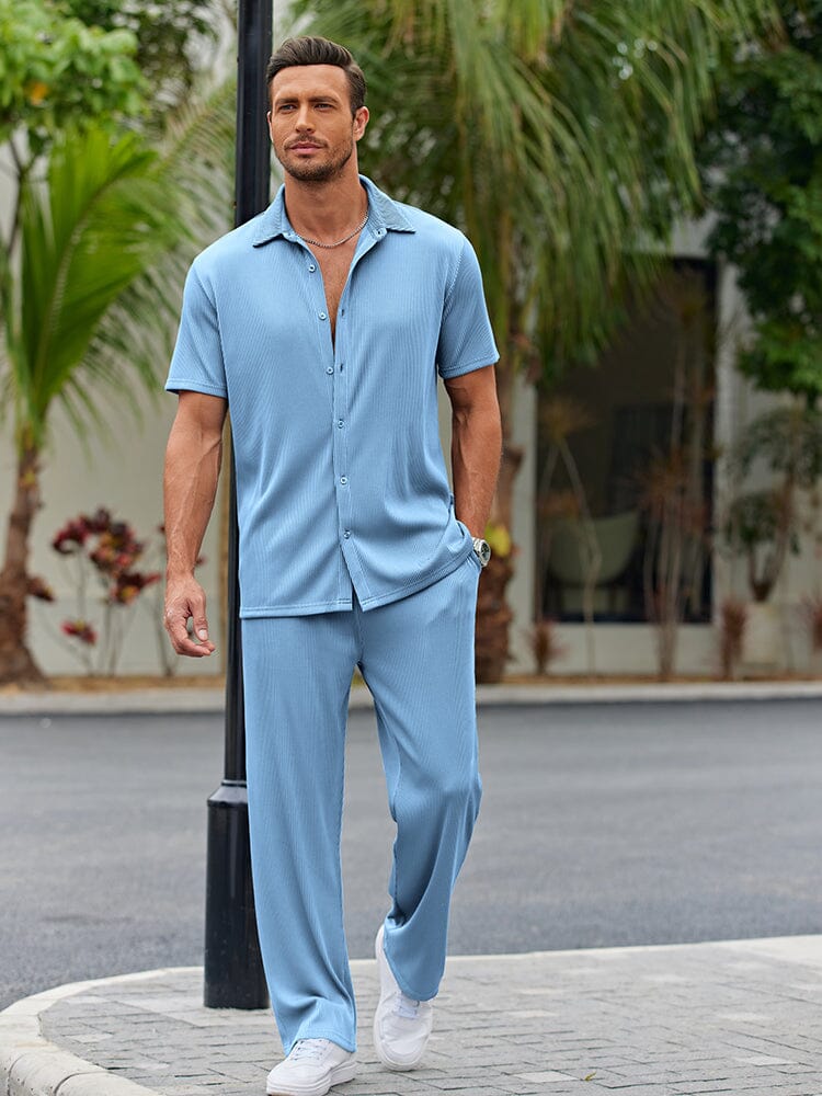 Casual Loose-Fit Shirt Set