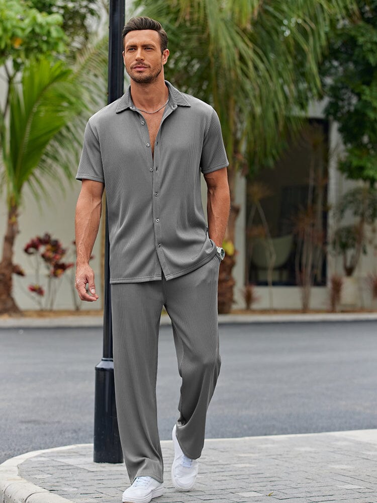 Casual Shirt Sets with Loose Fit