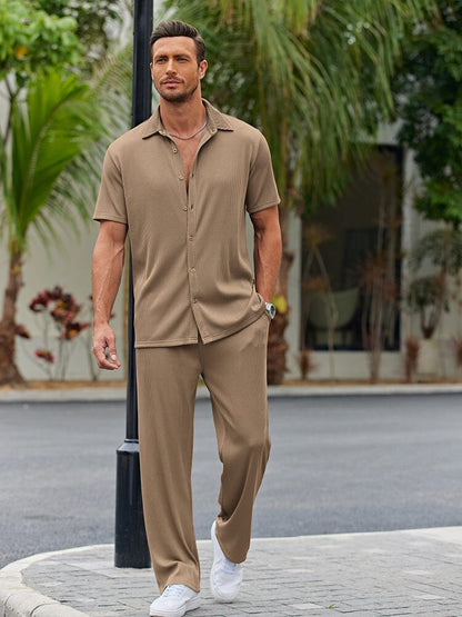 Casual Shirt Sets with Loose Fit