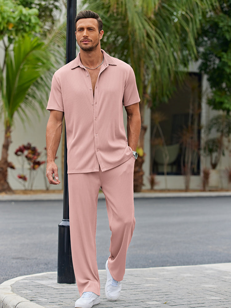 Casual Shirt Sets with Loose Fit