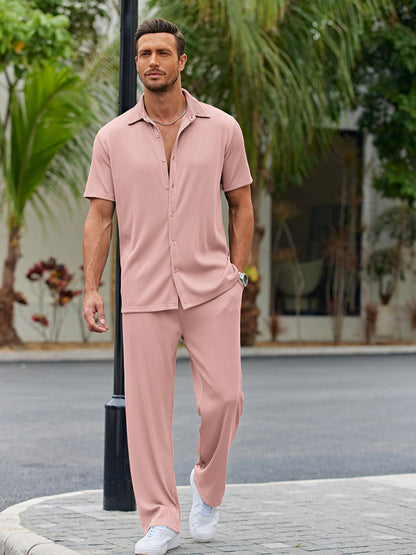 Casual Shirt Sets with Loose Fit