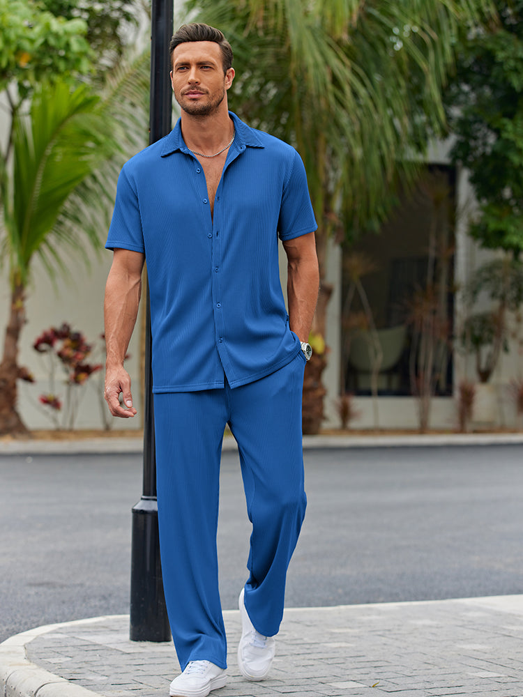 Casual Shirt Sets with Loose Fit