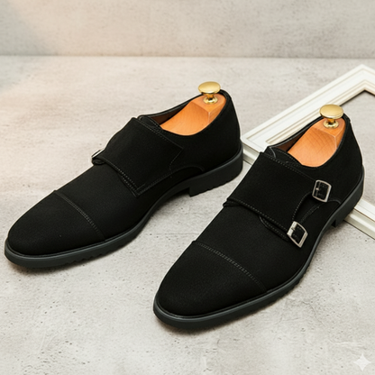The Suede Monk Strap Shoe