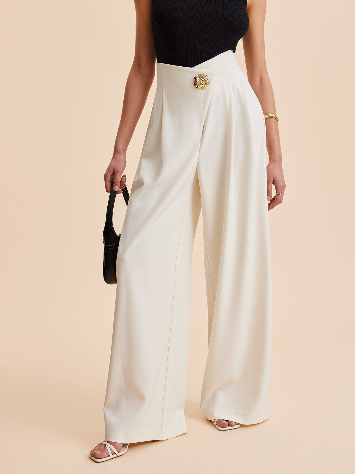 Dubois™ I Elegant High-Waisted Trousers