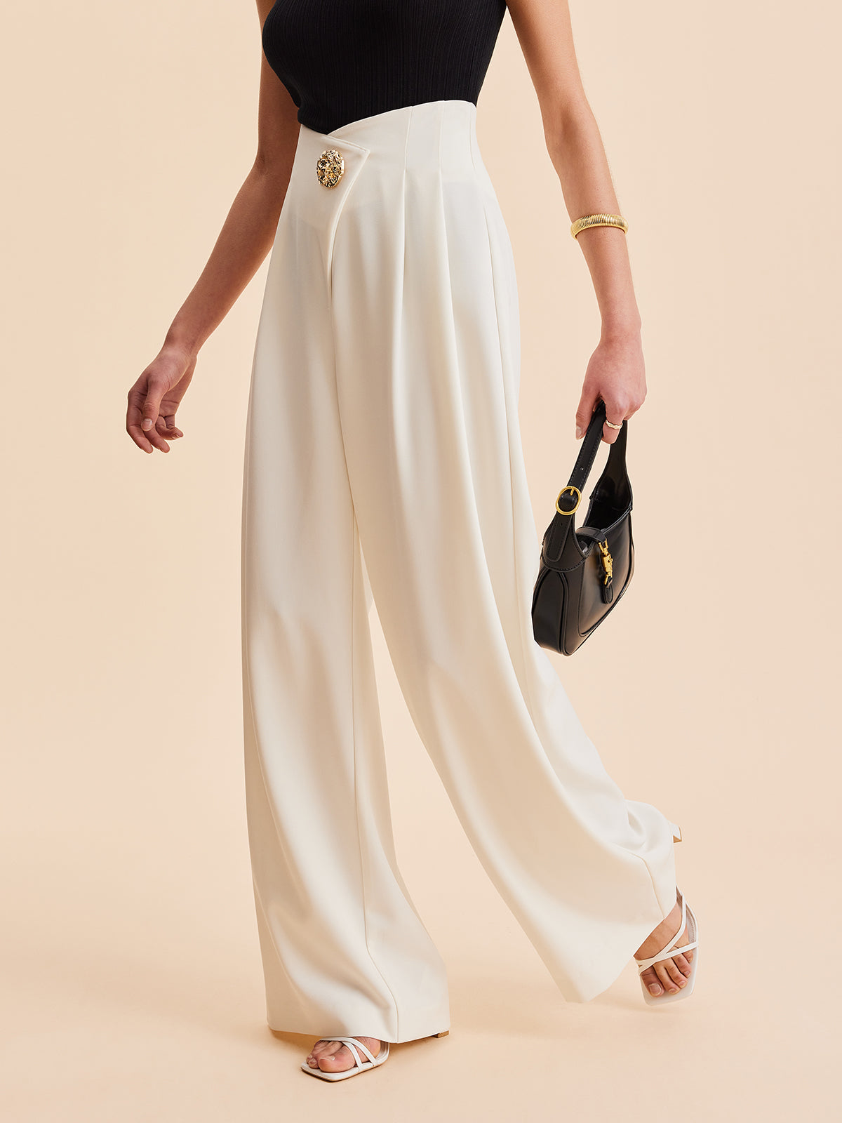 Dubois™ I Elegant High-Waisted Trousers