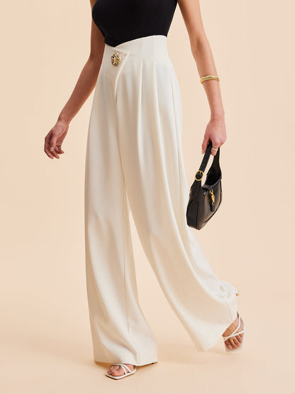 Dubois™ I Elegant High-Waisted Trousers
