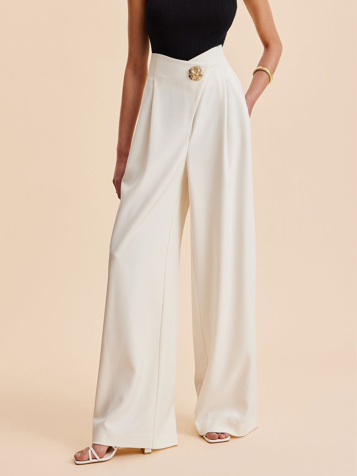 Dubois™ I Elegant High-Waisted Trousers