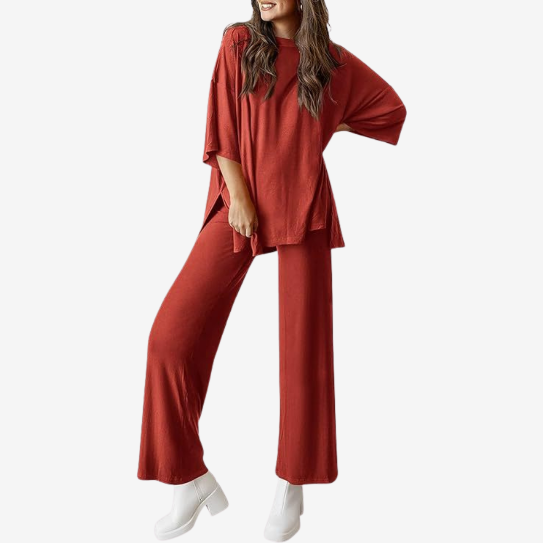 Nellie – Two-Piece CozySoft Loungewear Set