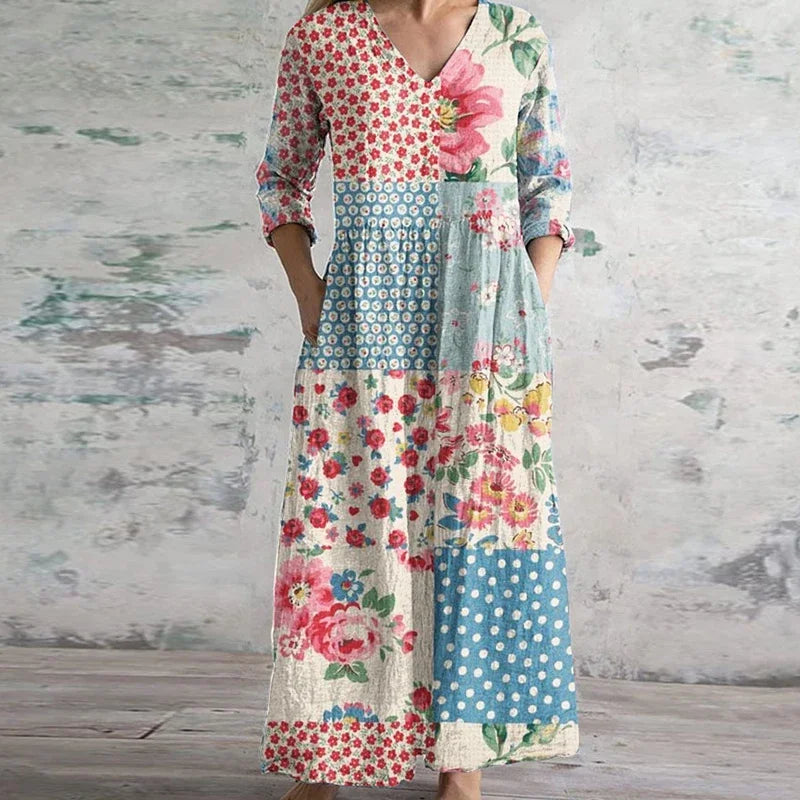 Willow - Elegant Retro Maxi Dress