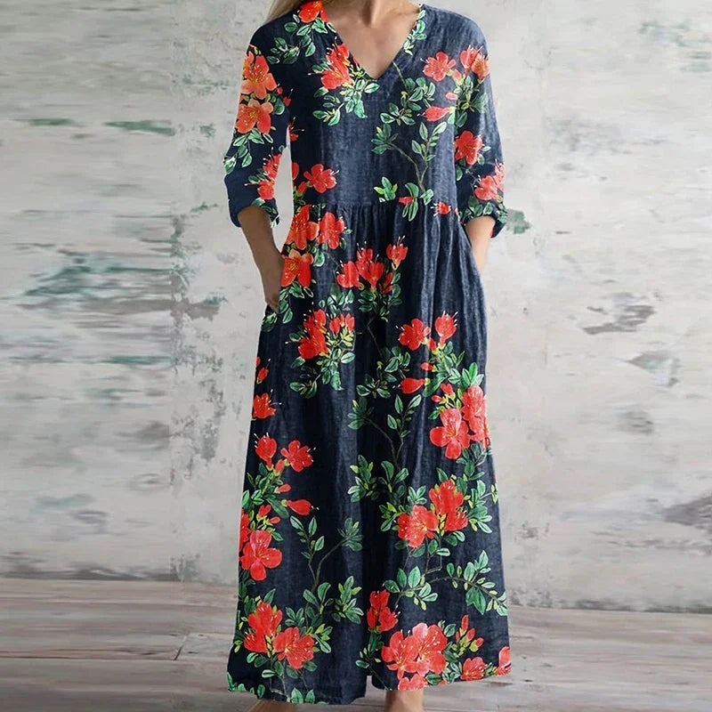 Willow - Elegant Retro Maxi Dress