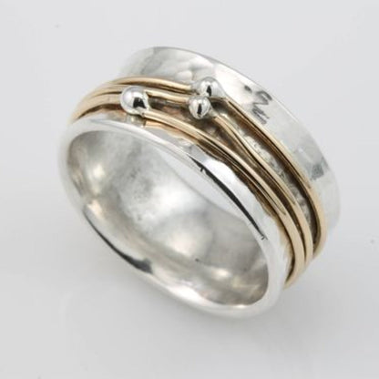 Brilliance - Silver Plated Gold Ring