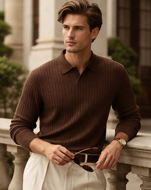 Benjamin | Open Collar Polo