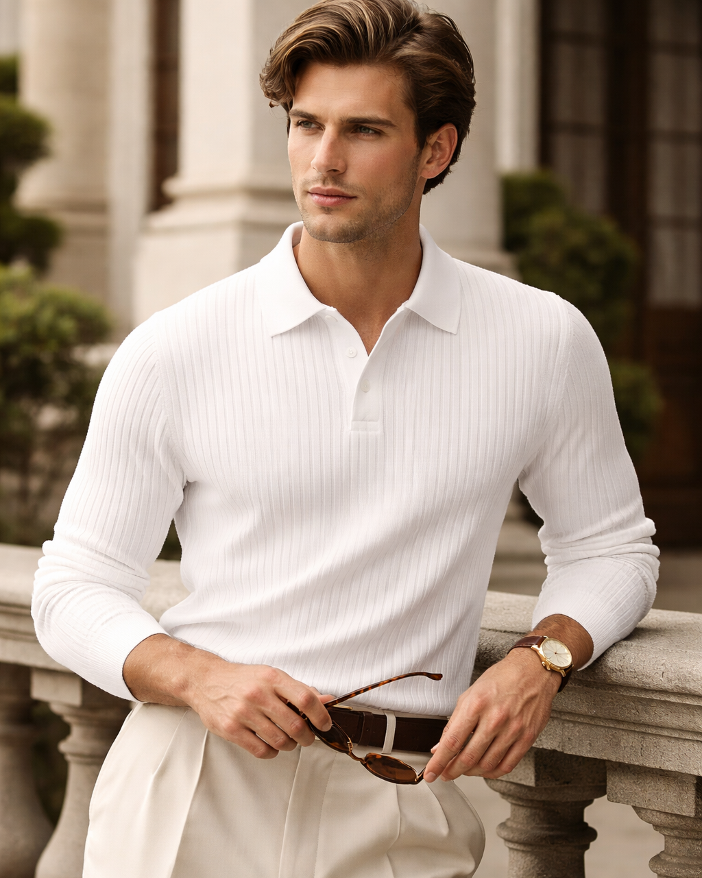 Benjamin | Open Collar Polo