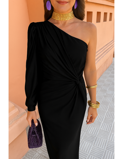 Alaysia™ | Black Long Dress Summer