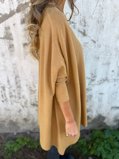 Amely | Batwing Sleeve Knit Top