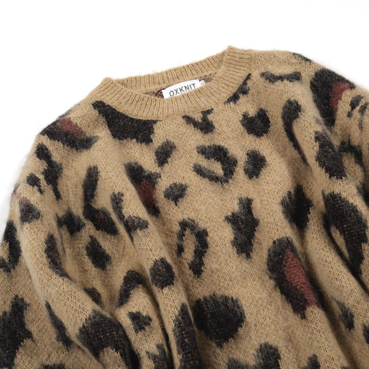 Men's Leopard Print Plush Sweater – 70s Wild Style