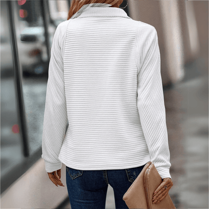 Jenica | Mid-Zip Chic Jumper