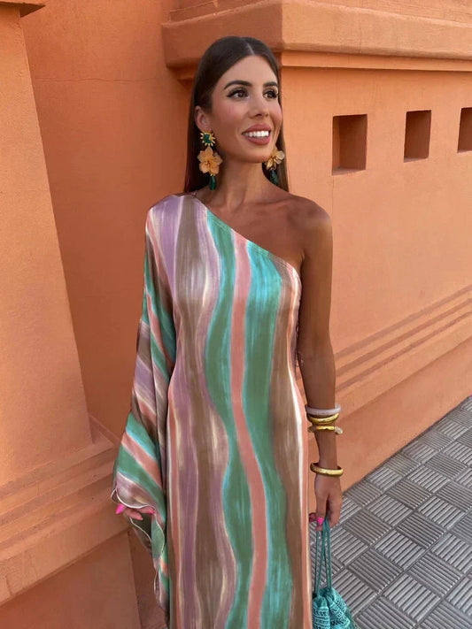 Lily™ | Asymmetrical Maxi Dress