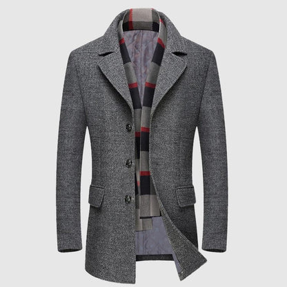 Clovis - Elegant and Refined Wool Coat