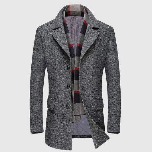 Clovis - Elegant and Refined Wool Coat