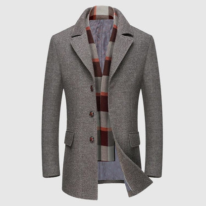 Clovis - Elegant and Refined Wool Coat