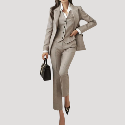 Women’s Tailored Three Piece Waistcoat Trouser Suit