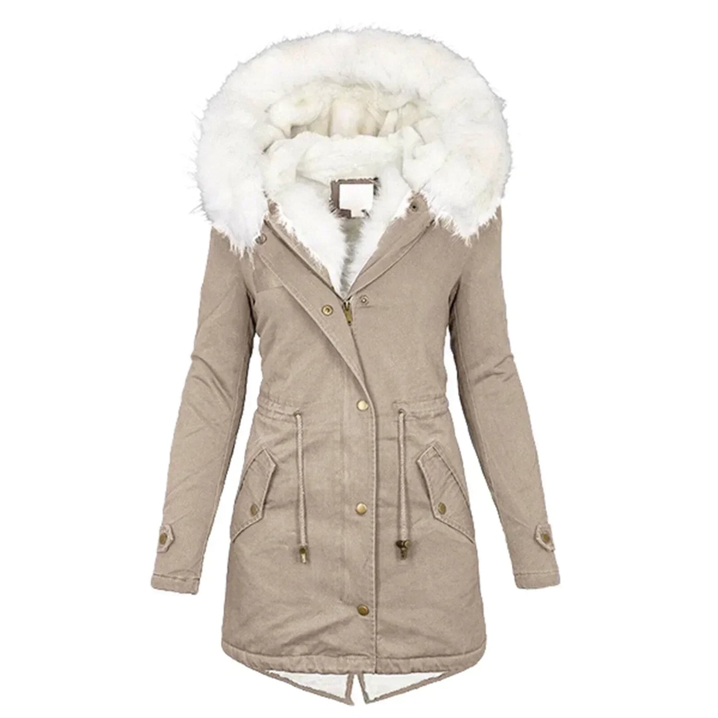Giulia | Winter Coat with Synthetic Fur Lining