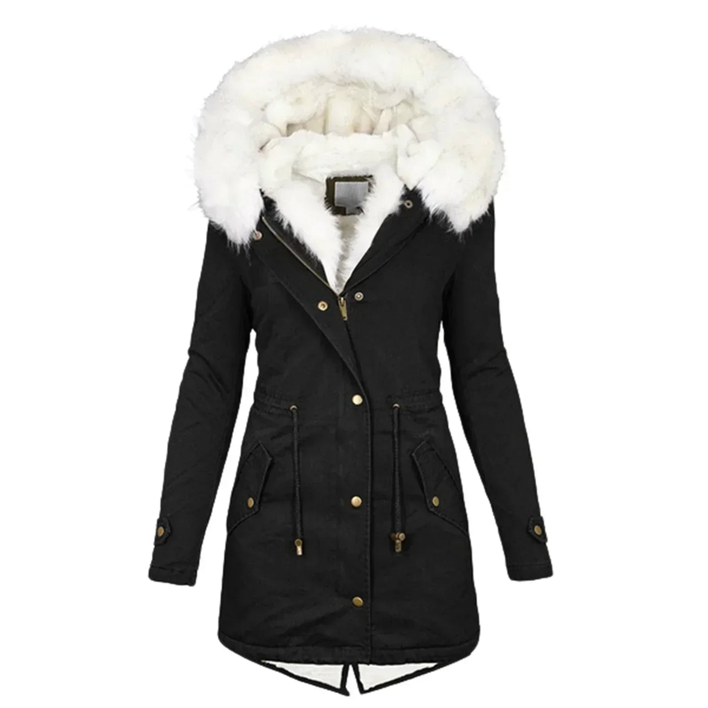 Giulia | Winter Coat with Synthetic Fur Lining