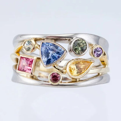 Vintage Bunter Zirconia Ring