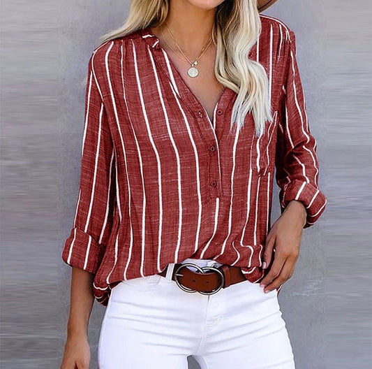 Elarama | Casual Striped Top