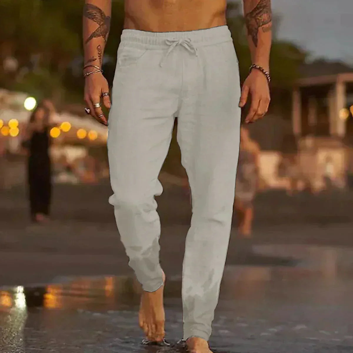 JAXX | CASUAL LINEN TROUSERS