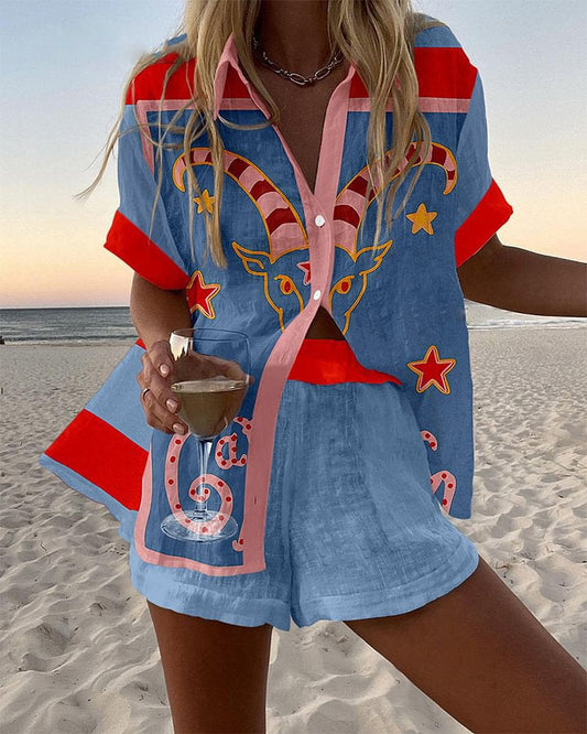 Jorelle™ | Women's Outfit with Goat Print