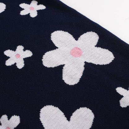 70s Inspired Men's Daisy Knit Polo – Retro Pink Collar