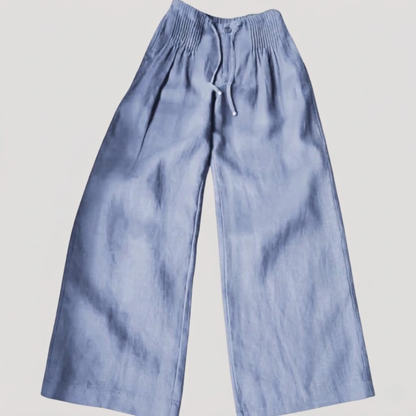 Women’s Wide Leg Cotton Linen Trousers