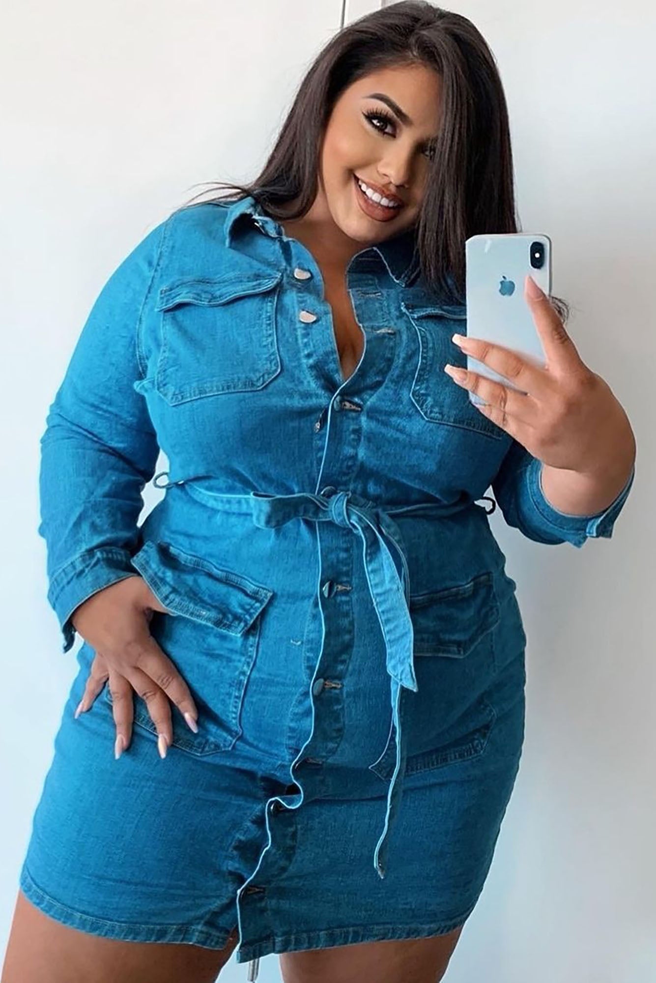 Mini Dress Make No Mistake - Medium Wash