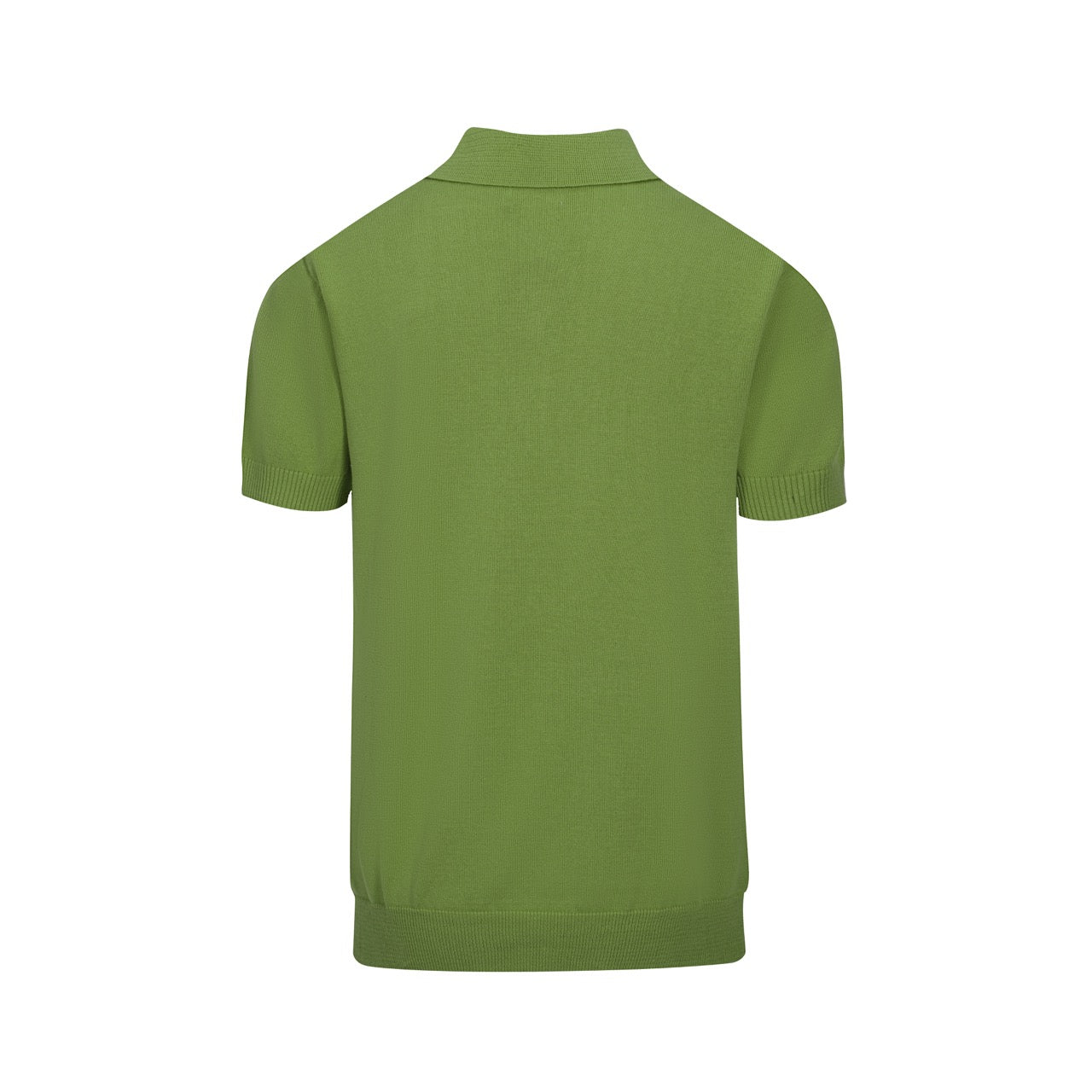 Men's 1960s Green Vertical Striped Knit Polo – Retro Mod Style