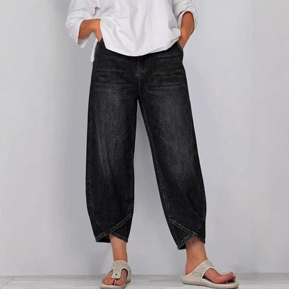 Women’s Denim Barrel Leg Jeans