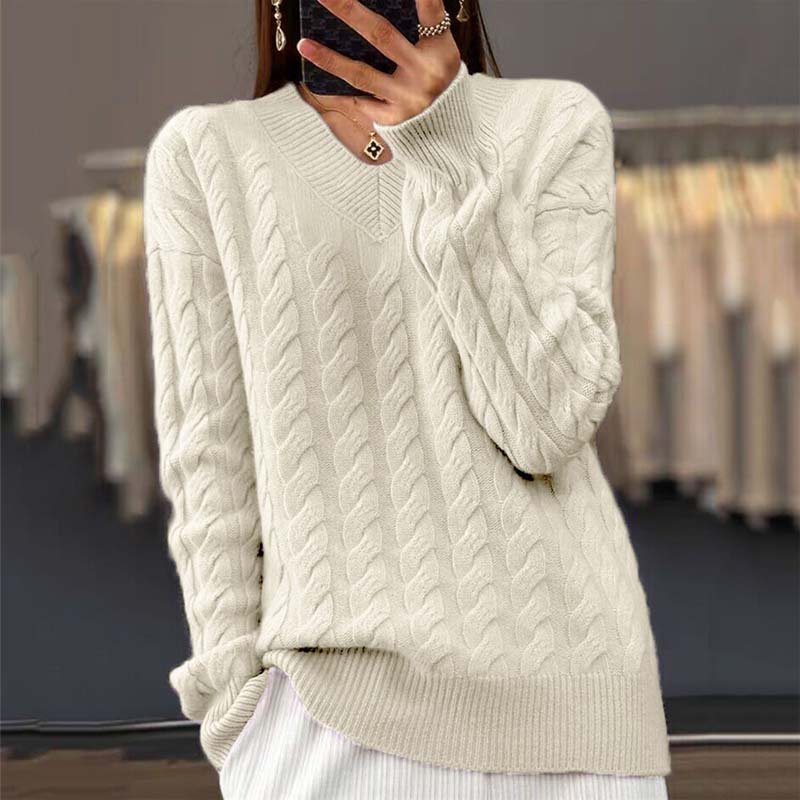 Quinn | Chic Cable Knit Jumper