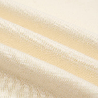 Men's Knitted Jumper – Embroidered Animals with Orange Trim