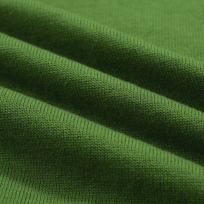 Retro Knit Jumper for Men – Vintage Green Jumper with Graphic Pink Cheetah Sleeves