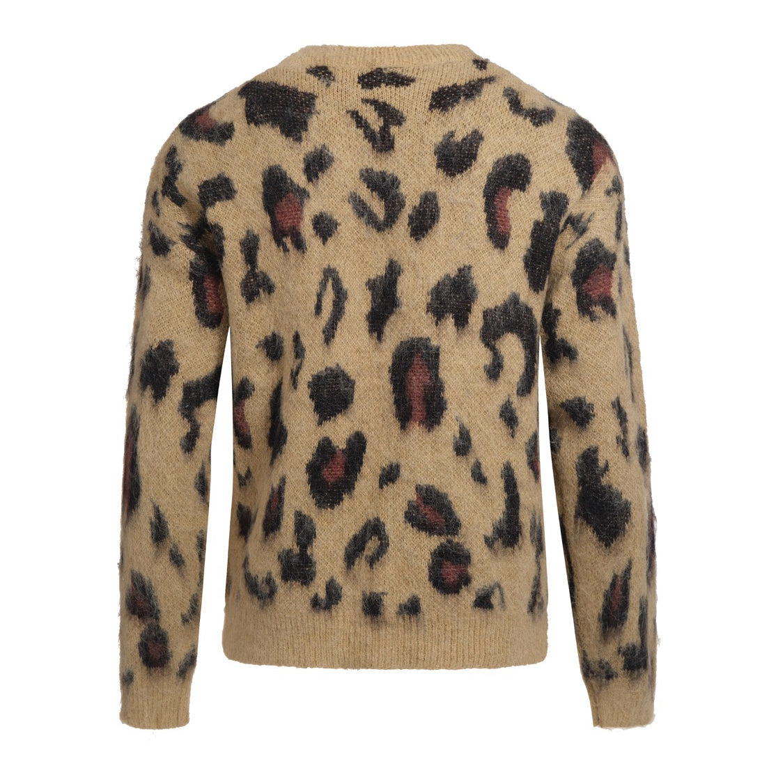 Men's Leopard Print Plush Sweater – 70s Wild Style