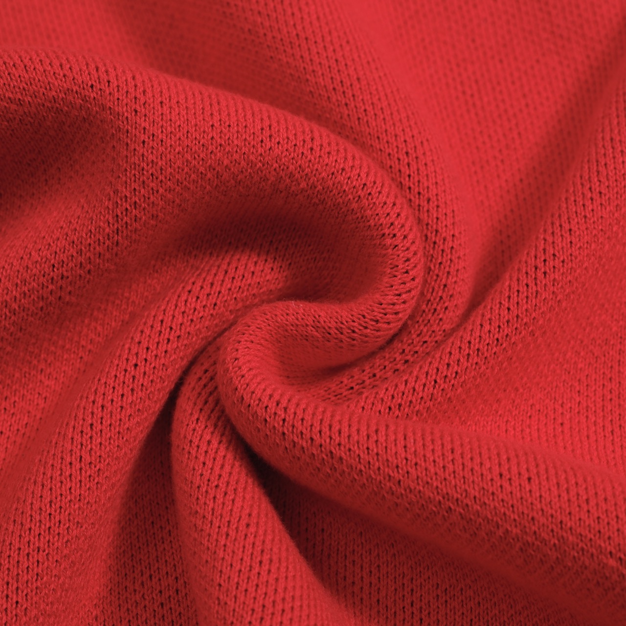 Vintage Red Knitted Shirt for Men – Button-Up Polo with Retro Tiger Graphic