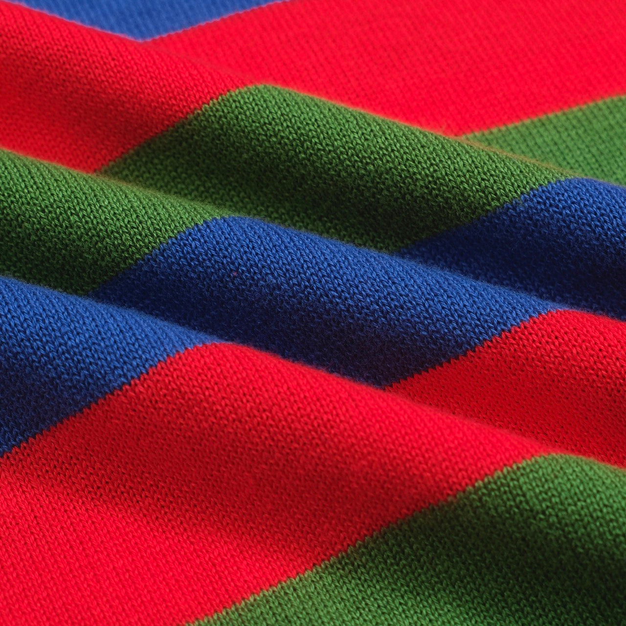 1950s Multicoloured Striped V-Neck Polo Shirt