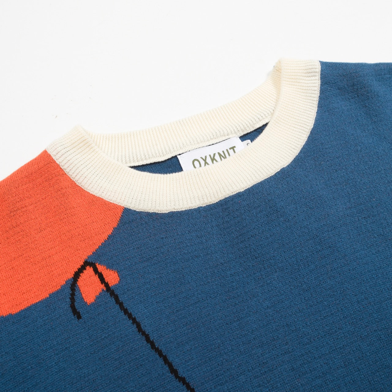 Blue Knit T-shirt for Men - Designed by Lim Heng Swee